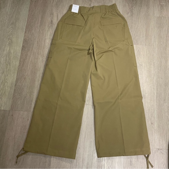 New Nike Jordan Chicago Women’s Heavyweight Cargo Pants Brown Kelp Oversized Fit - Picture 2 of 15